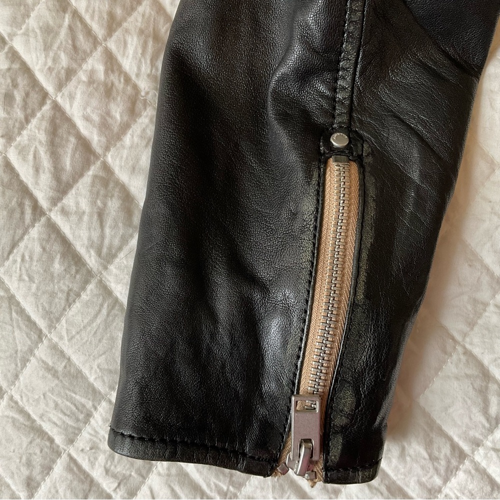 Mauritius Lamb Leather Moto Jacket - Picture 11 of 14